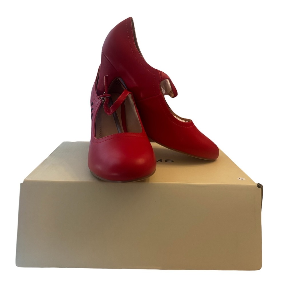 J. Adams Pixie Women's Mary Jane Heels Teardrop‎ Cutout Retro Pumps Size 9 NWB